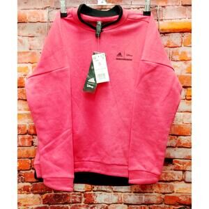 Adidas Sweatshirt Girls Small Pink Fleece Lined Disney Comfy Princesses Crewneck